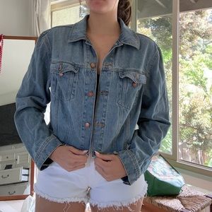 Victoria’s Secret PINK Cropped Denim Jacket